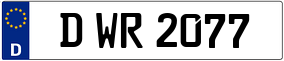 Truck License Plate